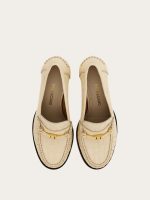 Ferragamo F buckle heeled loafer - Image 6